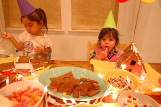 gingerbread house birthday party