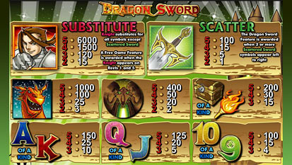 free Dragon Sword slot mini symbol