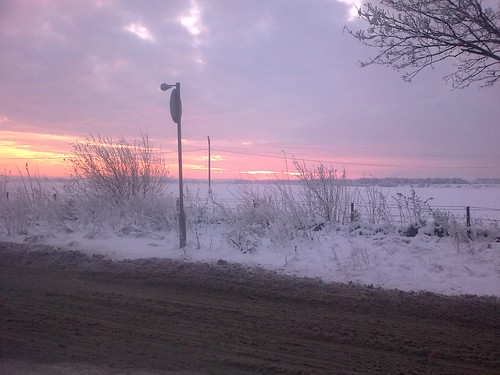 snow sunrise southport