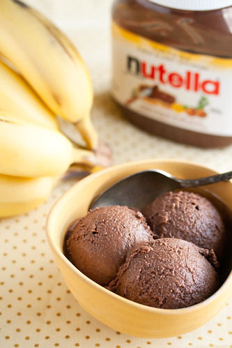 Nutella-Banana Ice Cream
