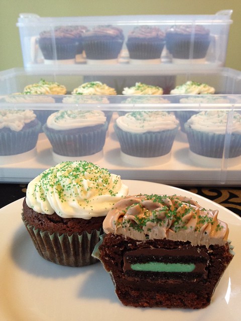 Finalist 8: Stuffed Brownie Cupcakes (with chocolate covered mint oreos)