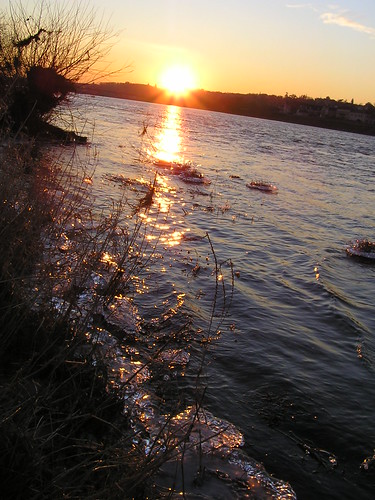 winter sunset sky france water river de la soleil eau lumière centre hiver ciel et loire glace couché blois loiretcher
