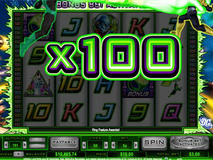 Green Lantern bonus game