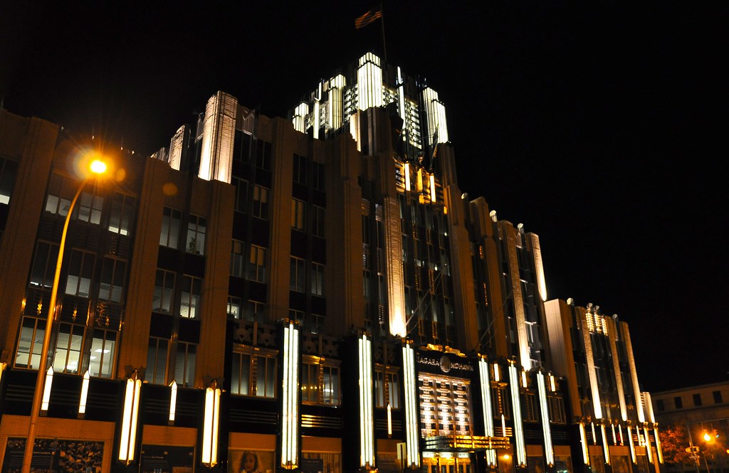 NiMo Building - Night - Art Deco