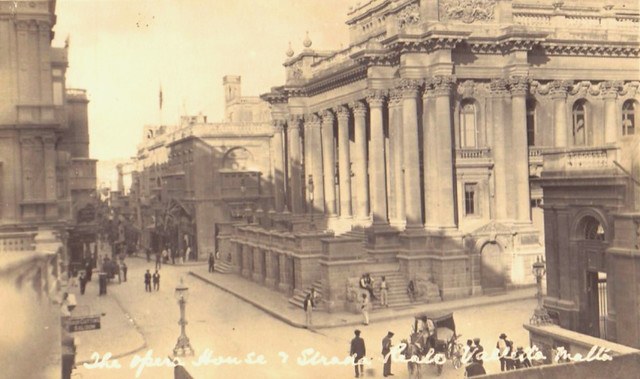 Royal Opera House Kingsway Valletta Malta circa 1920