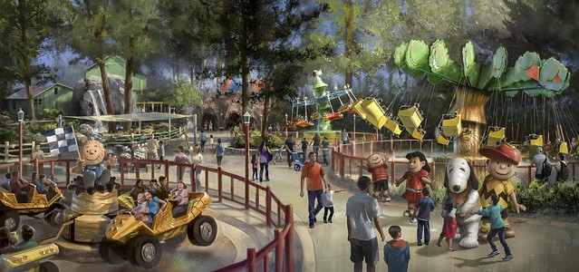 Camp Snoopy New Attractions Rendering