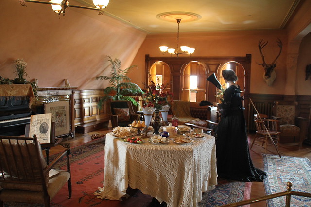tea table at craigdarroch castle