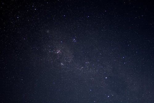 the milky way and the southern cross