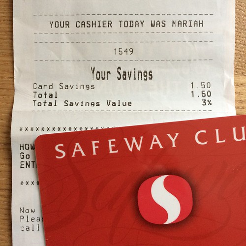 3% savings at Safeway