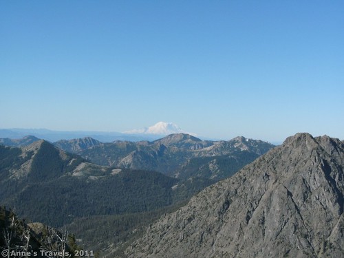 Mt. Rainier from Longs Pass, not too far from Bean Peak in the Teanaway of Washington