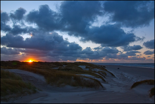 sunset beach strand denmark northsea dänemark danmark nordsee tversted