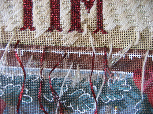Christmas stocking tapestry