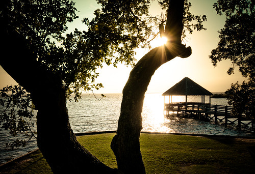 sunset summer sun sunlight beach water sunshine bay pier nc oak sand warm mood sundown walk live north shoreline gazebo retro deck shore sound carolina relaxed sandybeach treatment sunward skynoircom bybilldickinsonskynoircom