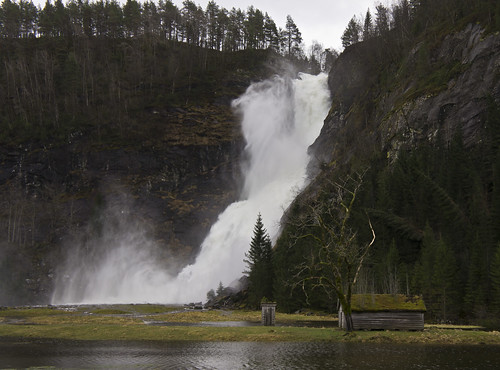 norway norge waterfall førde huldefossen nex5n