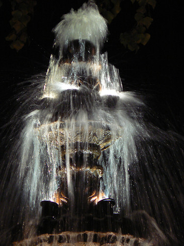 water fountain night mexico durango 2012 plazadesarmas