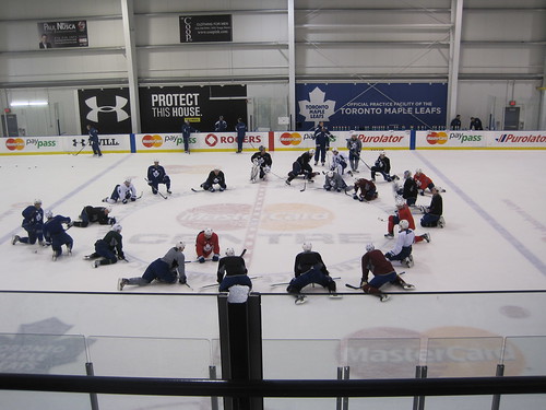 Leafs Practice