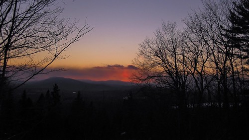 park new trees winter sunset snow tree clouds state dusk low january nh hampshire views weeks 2012 stratocumulus