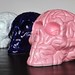 PINK Skull Brain / Limoges porcelain