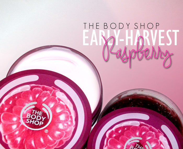 The Body Shop Early-Harvest Raspberry  Body Butter and Body Scrub (1)