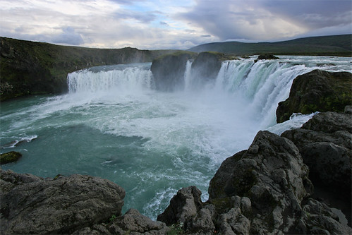 river waterfall iceland falls september gods 2011 goðafoss skjálfandafljót goði