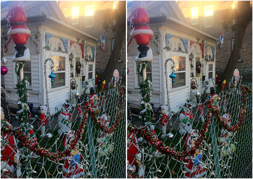 cameraphone tree window stereoscopic stereophotography 3d crosseye troy upstate christmastree upstateny handheld chacha hdr troyny 3dimensional crossview crosseyedstereo 3dphotography sitespecificart 3dstereo takenoffthestreet