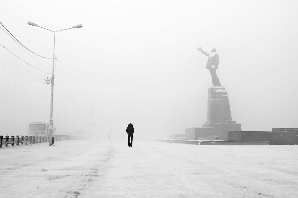 Yakutsk. Minus 52 degrees Celcius