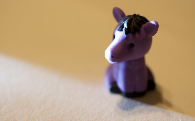 purple horse