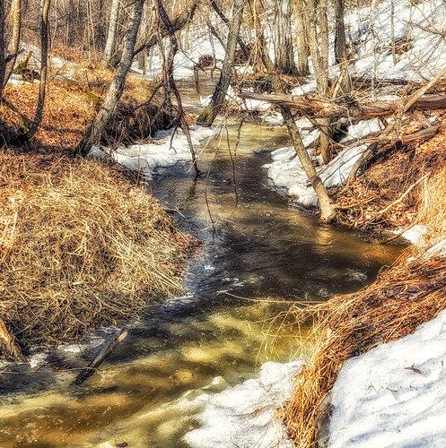 snow water creek river spring 2014