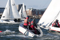 Sailing in the Boston Harbour