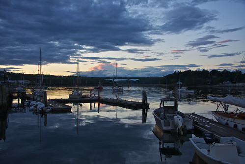 sunset usa america reflections river boats evening harbor united maine belfast states yachts passagassawakeag