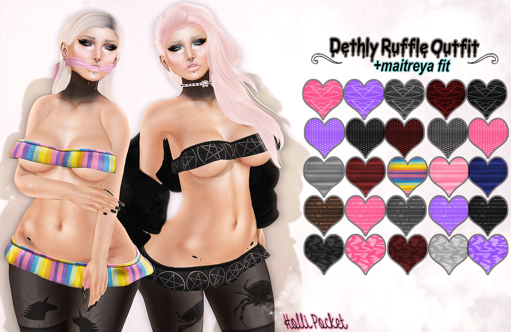 HolliPocket Dethly Ruffle Outfit Ad