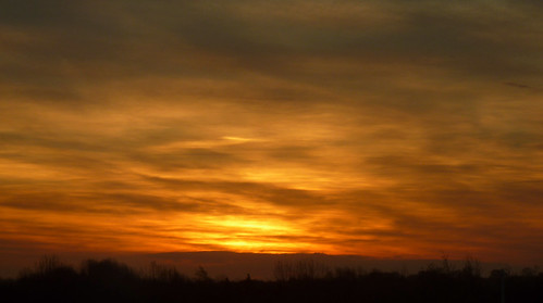 winter sunrise shropshire telford solstice