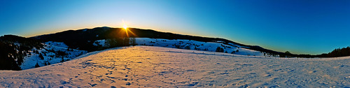 winter panorama snow sunrise germany blackforest feldberg schauinsland
