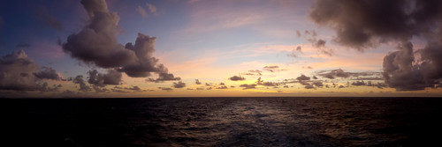 panorama sunrise stcroix serenadeoftheseas royalcaribbean ptgui