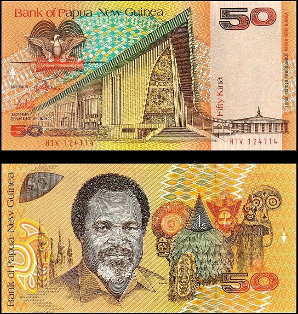 50 Kina Papua-Nová Guinea 1989, Pick 81