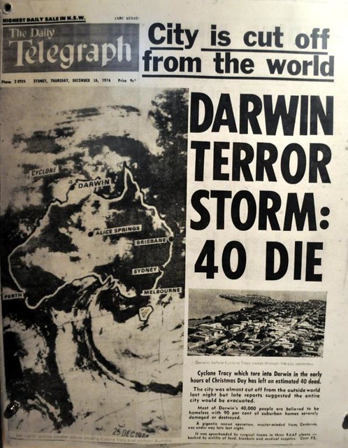 El cicló Tracy que va arrassar Darwin l'any 1975