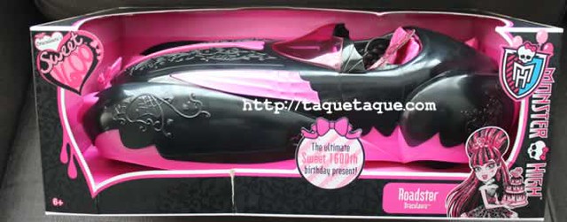 Mi colección Monster High - Colección Sweet 1600: el coche de Draculaura