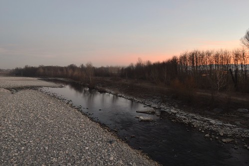 sunset italy river nikon stream italia tramonto dusk fiume piemonte piedmont crepuscolo nikkor1855 chisone d3100