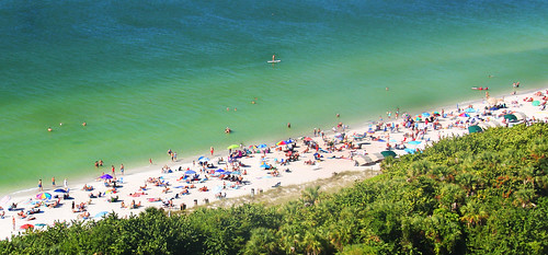 beach florida air sunday naples bathing crowded hss