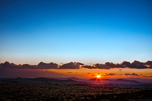 city blue sunset sky orange mountains clouds canon landscape published cityscape athens greece canonefs1022mmf3545usm canoneos40d
