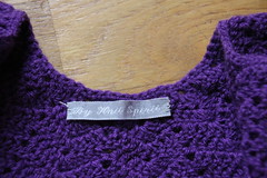 Gilet pétale, étiquette "by Knit Spirit"