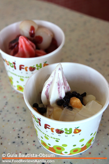 Frutti Froyo yogurts