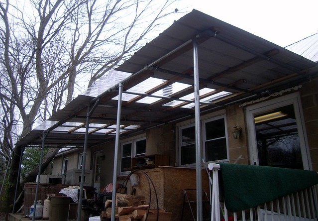 Kee Klamp Porch Roof Support