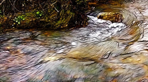 water river fractal swirl