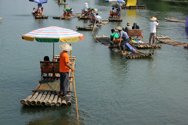 Bamboo Rafting in Yangshuo