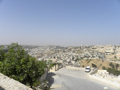 Looking south-west across the Kidron Valley