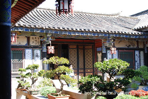 courtyard inside Zhu Family Gardens