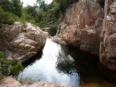 Canyon du Niffru : la grande vasque noire du Niffru