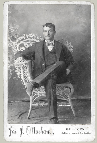 Seated Man cabinet card