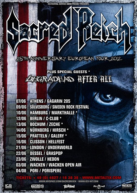 Sacred Reich London underworld gig listings metal gigs